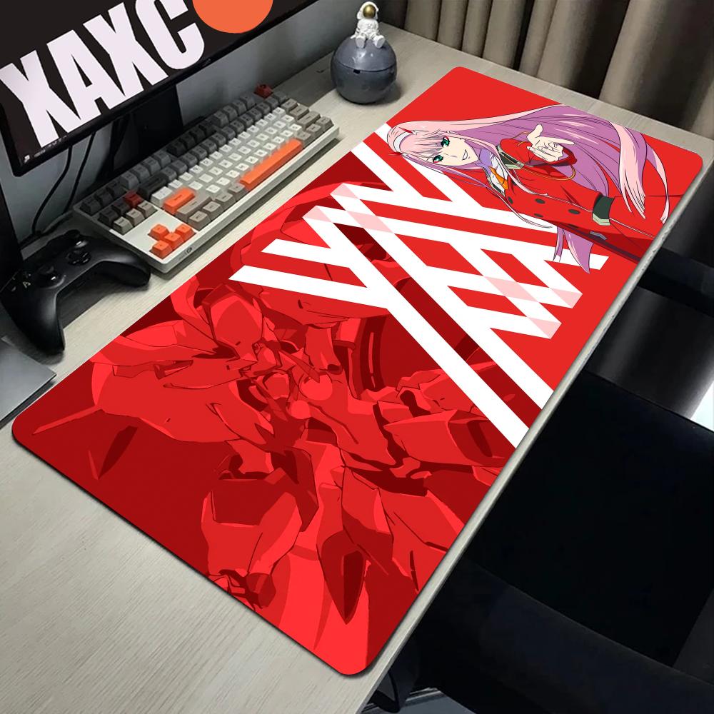 Desk Setup Pink - Large XXL Anime Pink Hair Girl