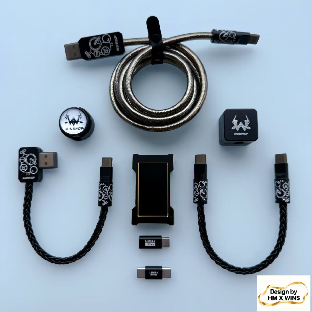 Desk Setup Hub - HM&WINS Co-Branded Set - Luminous Gold