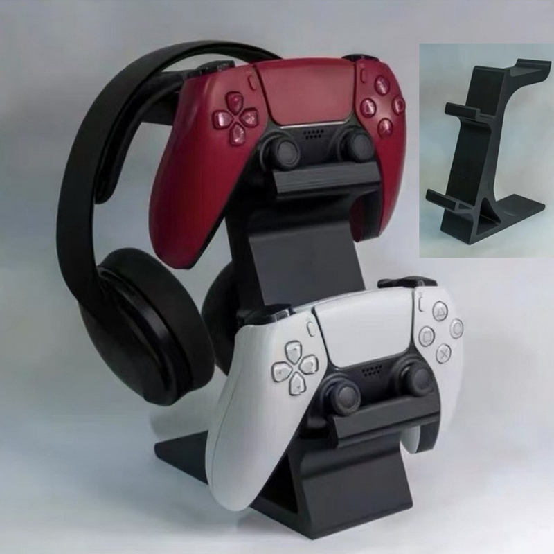 Gaming Setup Desk - 3-in-1 PS5 Controller Stand For Desk