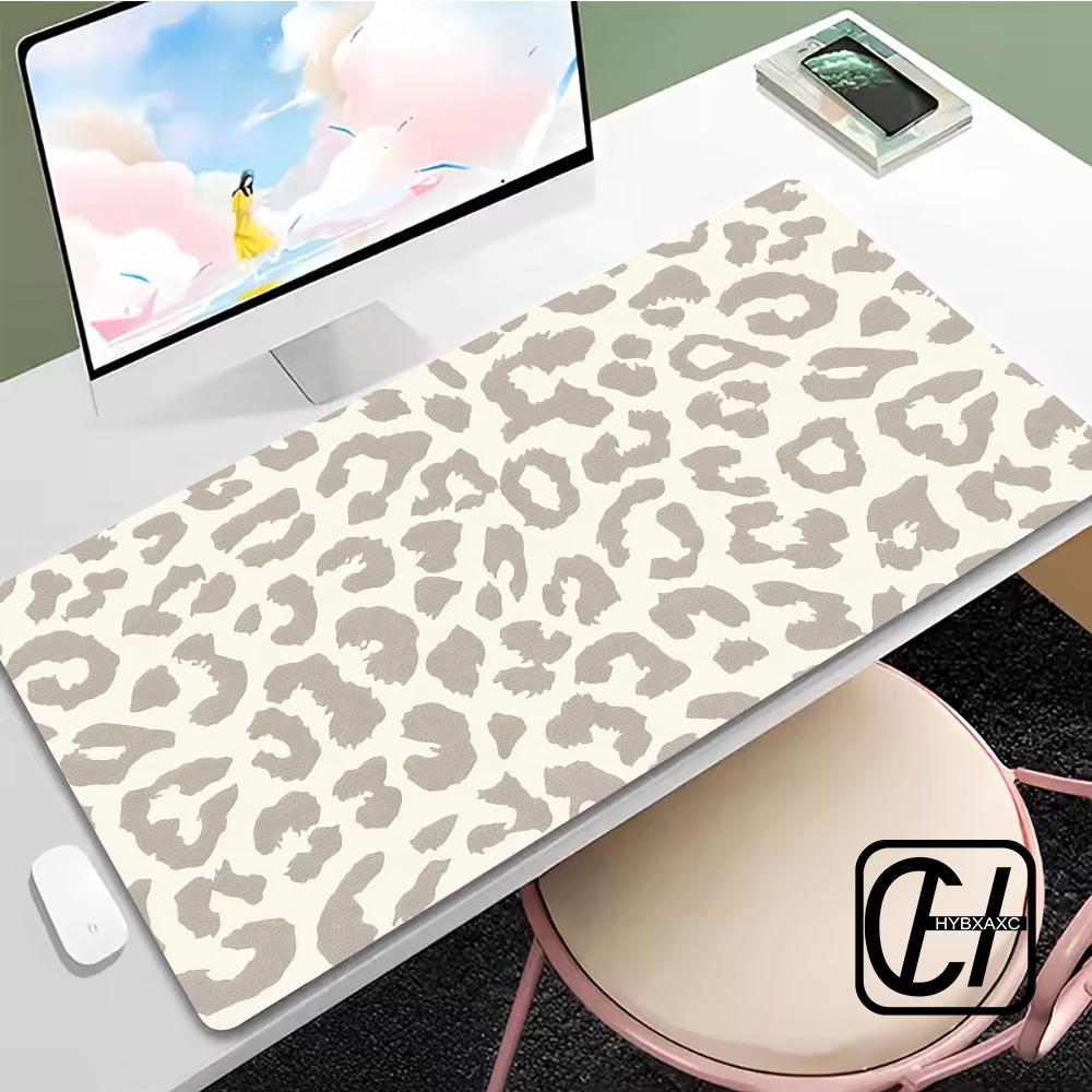 Desk Setup Brown - XXL Computer Keyboard and Mouse Pad