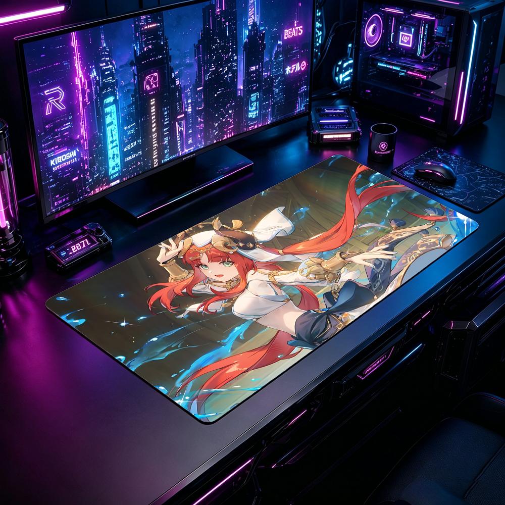 Gaming Setup Desk - Gaming Mouse Pad NNilou Genshin Mouse