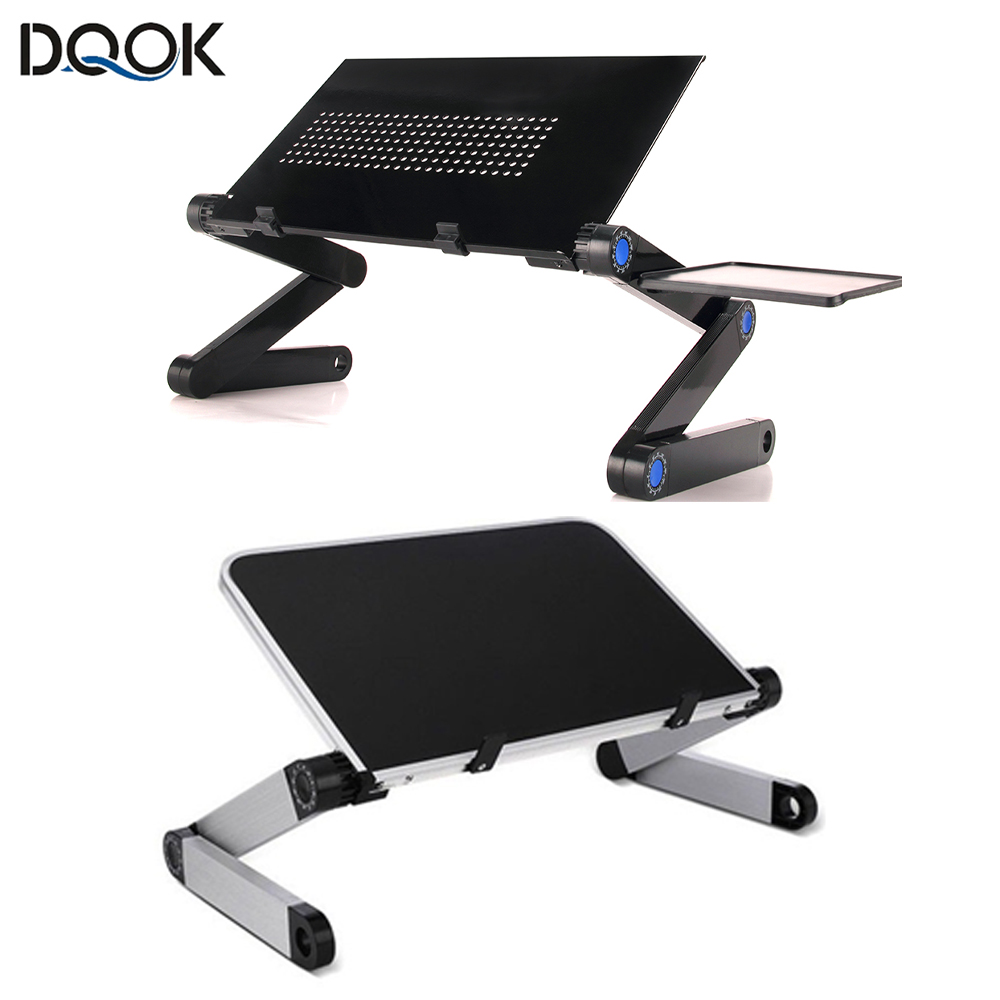 Gaming Setup Desk - Adjustable Laptop Desk Stand Portable Aluminum
