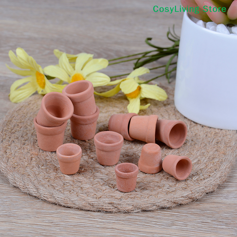 12Pcs/Set 1:12 Miniature Handm - огляд і ціна Desk Setup Plant
