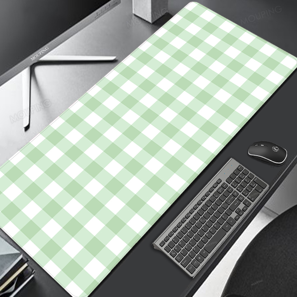 Pink Lattice Mouse Pad Kawaii  - огляд і ціна Desk Setup Pink