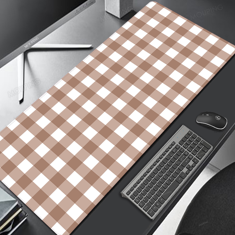 Pink Lattice Mouse Pad Kawaii  - огляд і ціна Desk Setup Pink