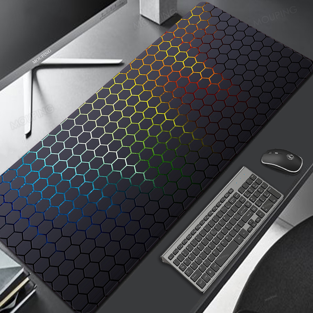 Pink Lattice Mouse Pad Kawaii  - огляд і ціна Desk Setup Pink