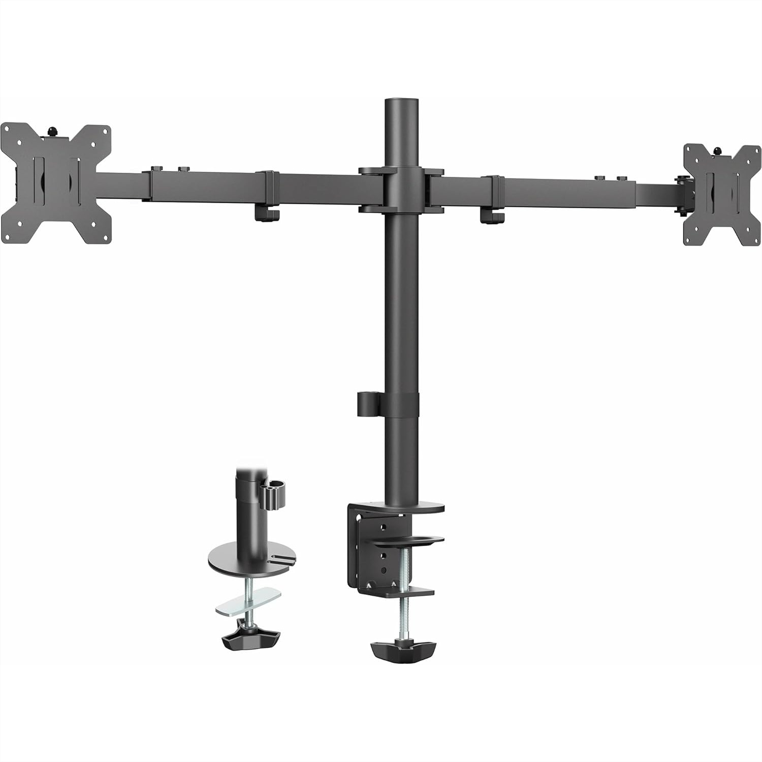 Dual Monitor Desk Mount for 27 - огляд і ціна Desk Setup With Monitor Arm