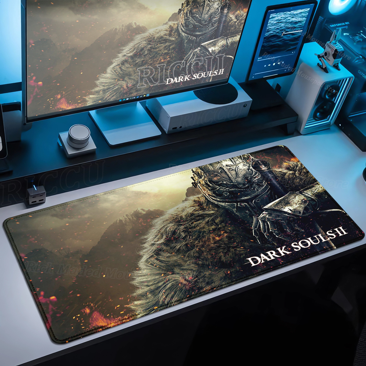 Game Xxl Mousepad Dark Souls M - огляд і ціна Desk Setup Dark