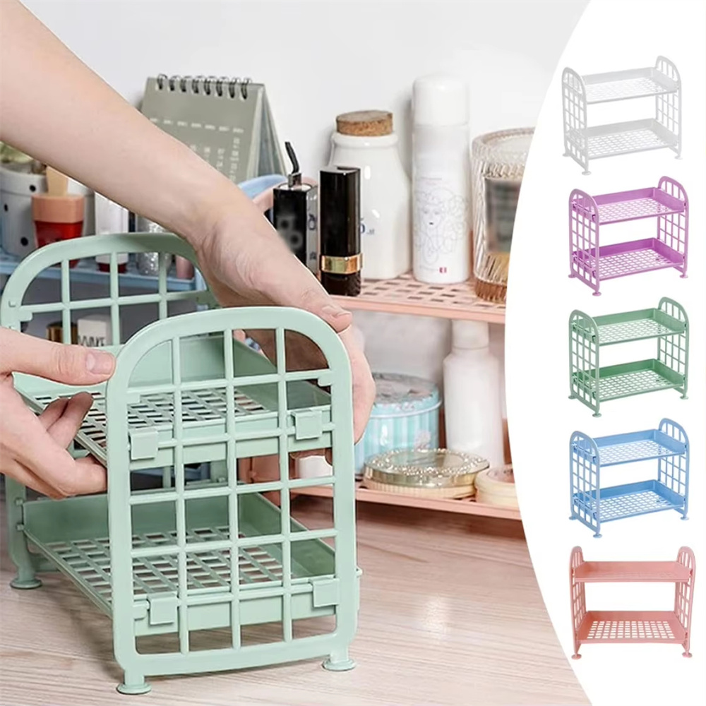 Desktop Storage Rack Organizer - огляд і ціна Desk Setup Pink