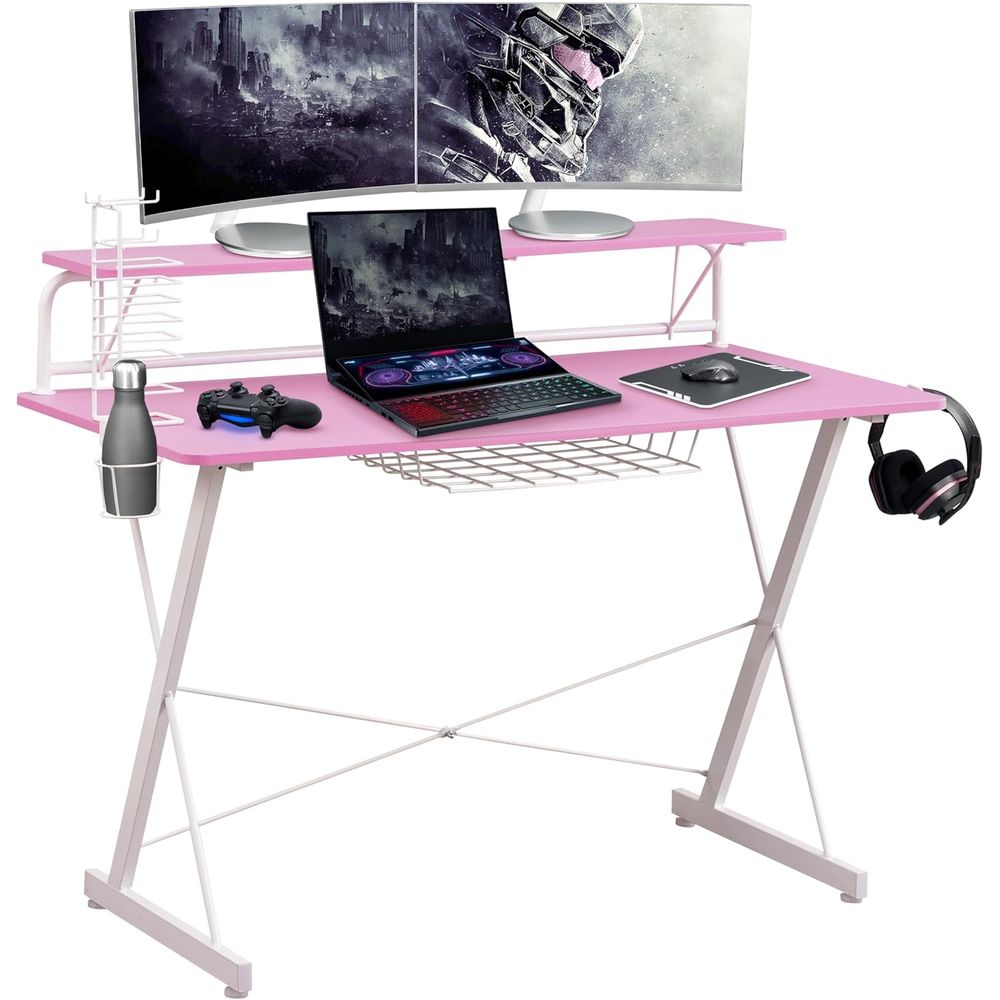Elevated Monitor Stand Gaming  - огляд і ціна Gaming Setup Desk