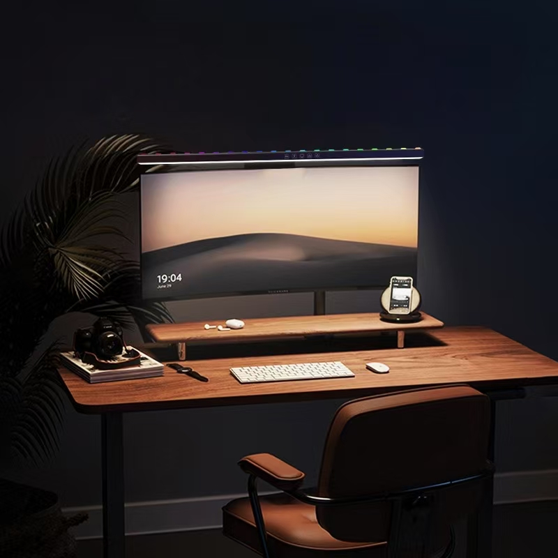 LED Monitor Light Hanging Desk - огляд і ціна Desk Room Setup