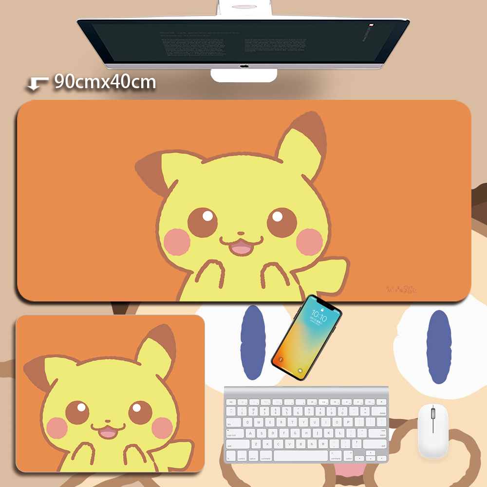 Leather Pokémon Pikachu Keyboa - огляд і ціна Desk Setup Pink