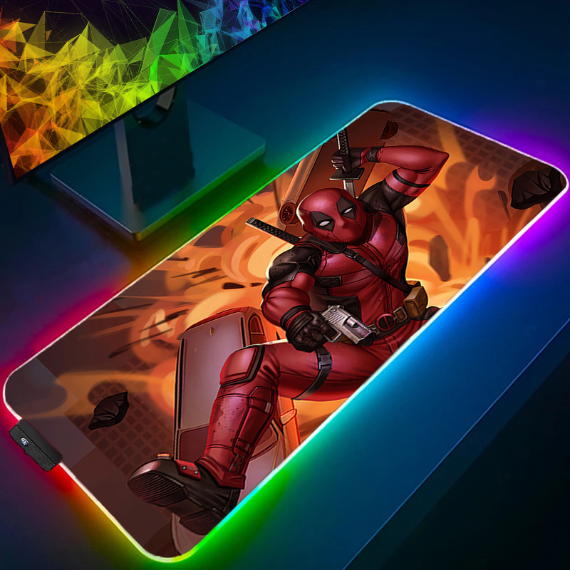 LED Mouse Pad Gaming Backlight - огляд і ціна Desk Setup Rgb