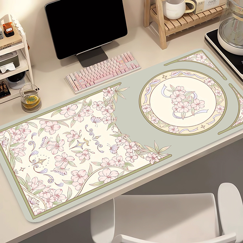Gaming Extended Mouse Pad Game - огляд і ціна Desk Setup Pink