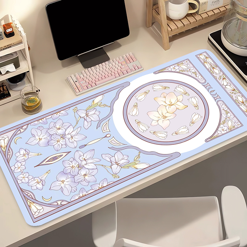 Gaming Extended Mouse Pad Game - огляд і ціна Desk Setup Pink