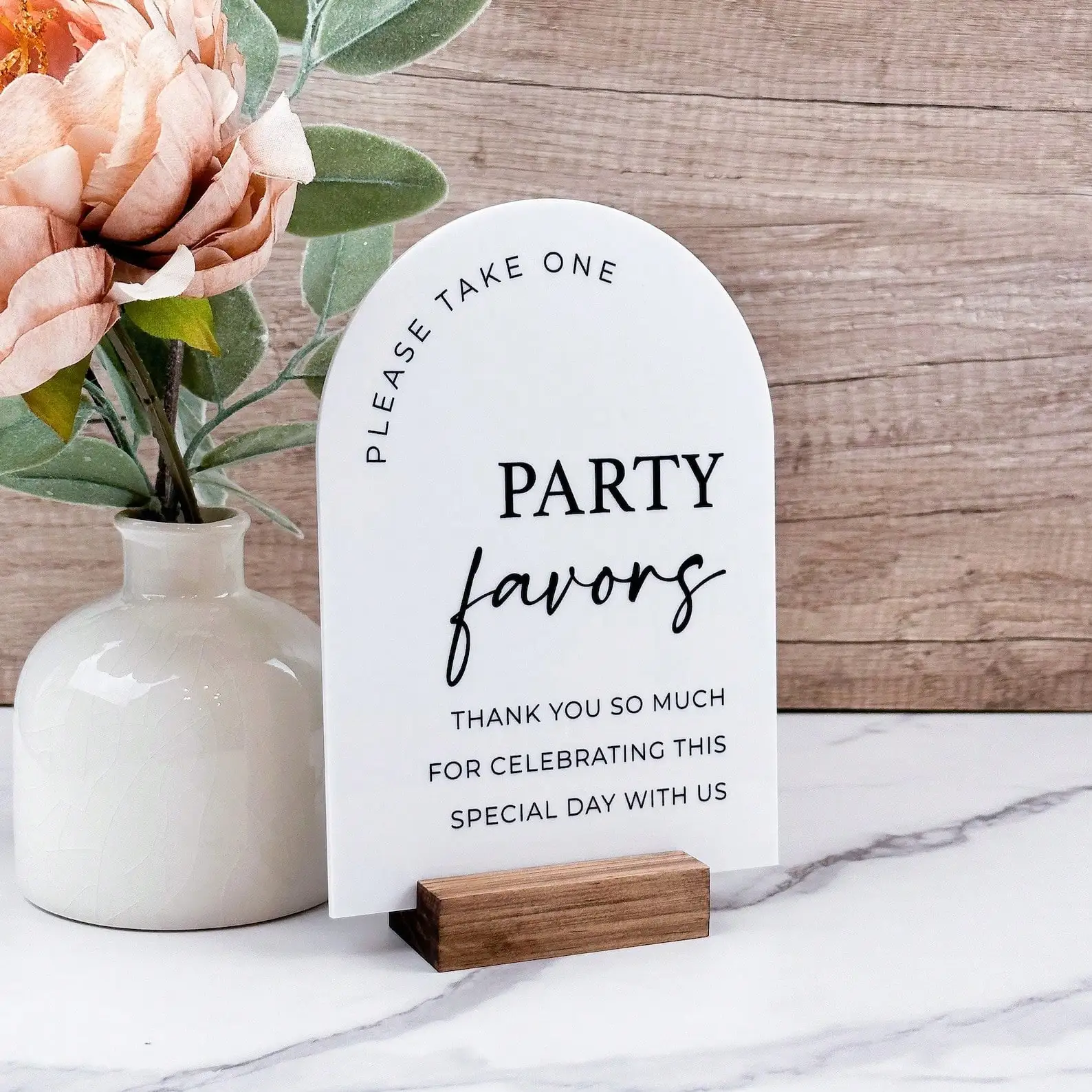 Party Favors Arch Table Sign,  - огляд і ціна Desk Setup Modern