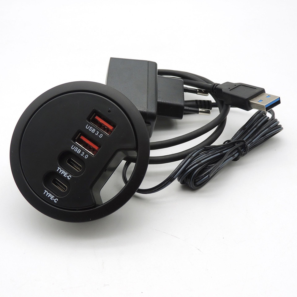 USB Desk Hub USB3.0 HUB With 2 - огляд і ціна Desk Setup Hub