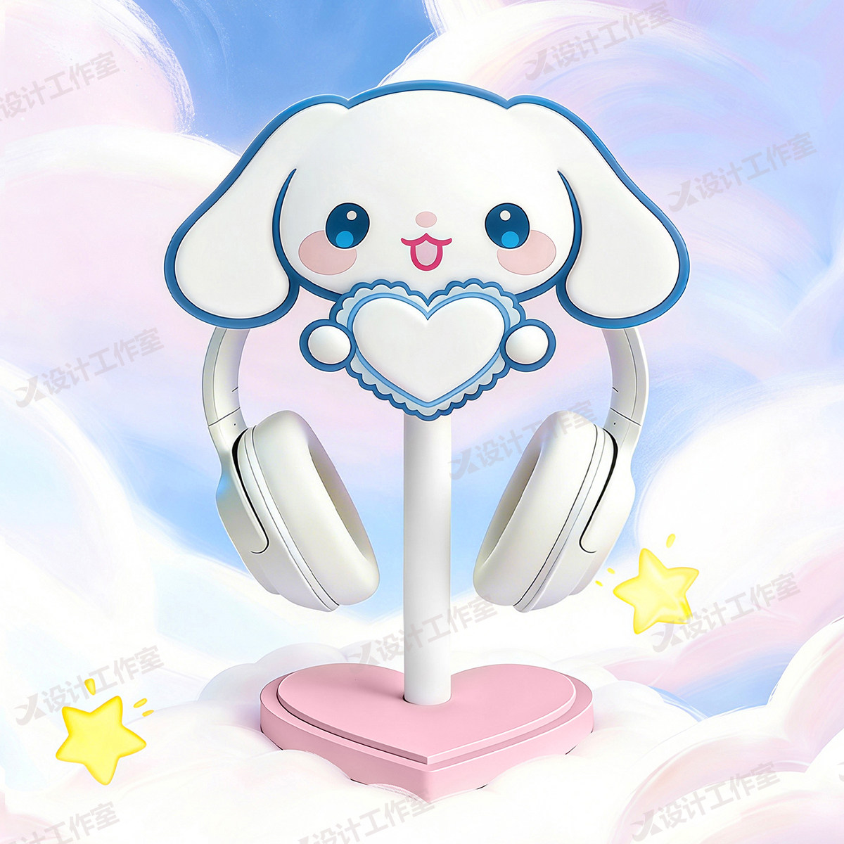 New Cinnamoroll Over Ear Headp - огляд і ціна Desk Setup Headphone Stand