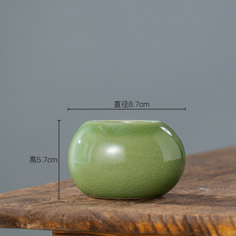 Ice Crack Glazed Ceramic Flowe - огляд і ціна Desk Setup Plant