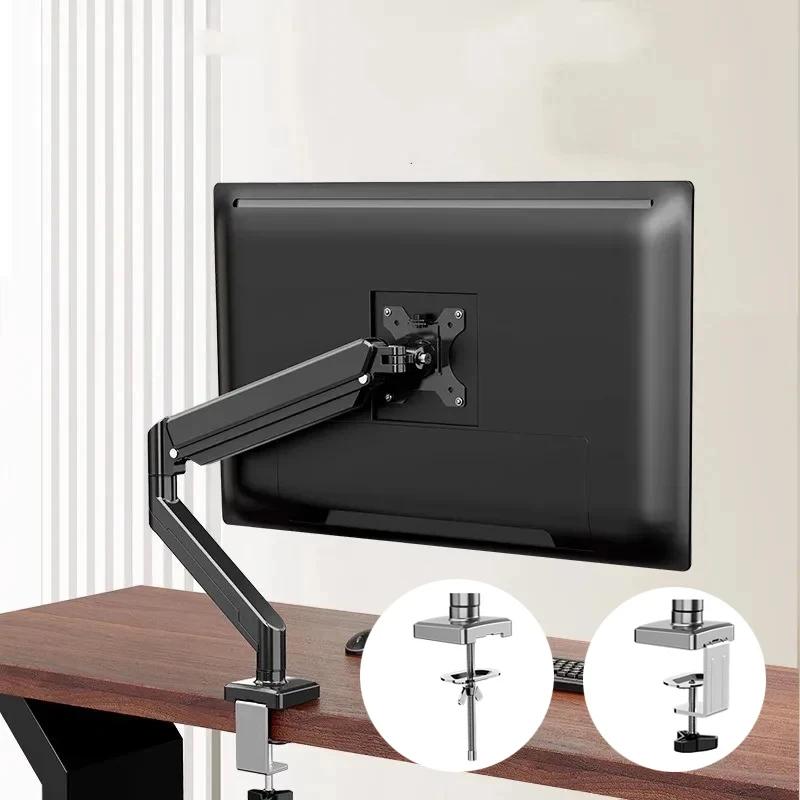 Heavy Duty Monitor Arm Bracket - огляд і ціна Desk Setup With Monitor Arm