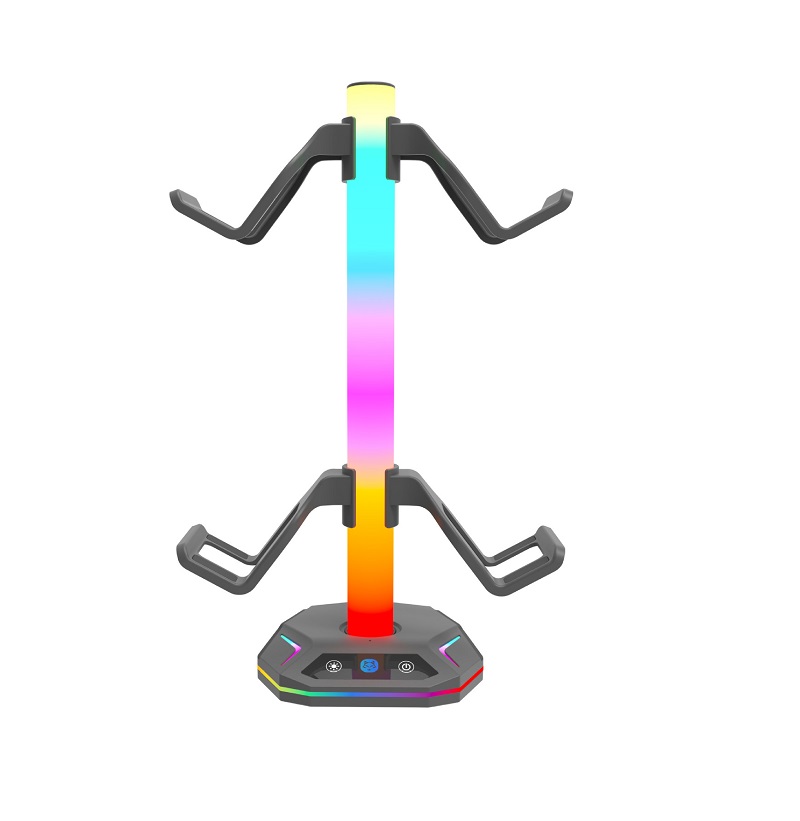 RGB Gaming Headset Stand with  - огляд і ціна Desk Setup Headphone Stand