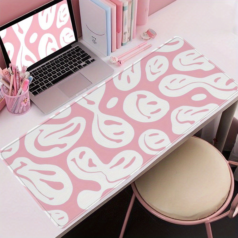 Aesthetic Pink Desk Mat Large  - огляд і ціна Desk Setup Aesthetic