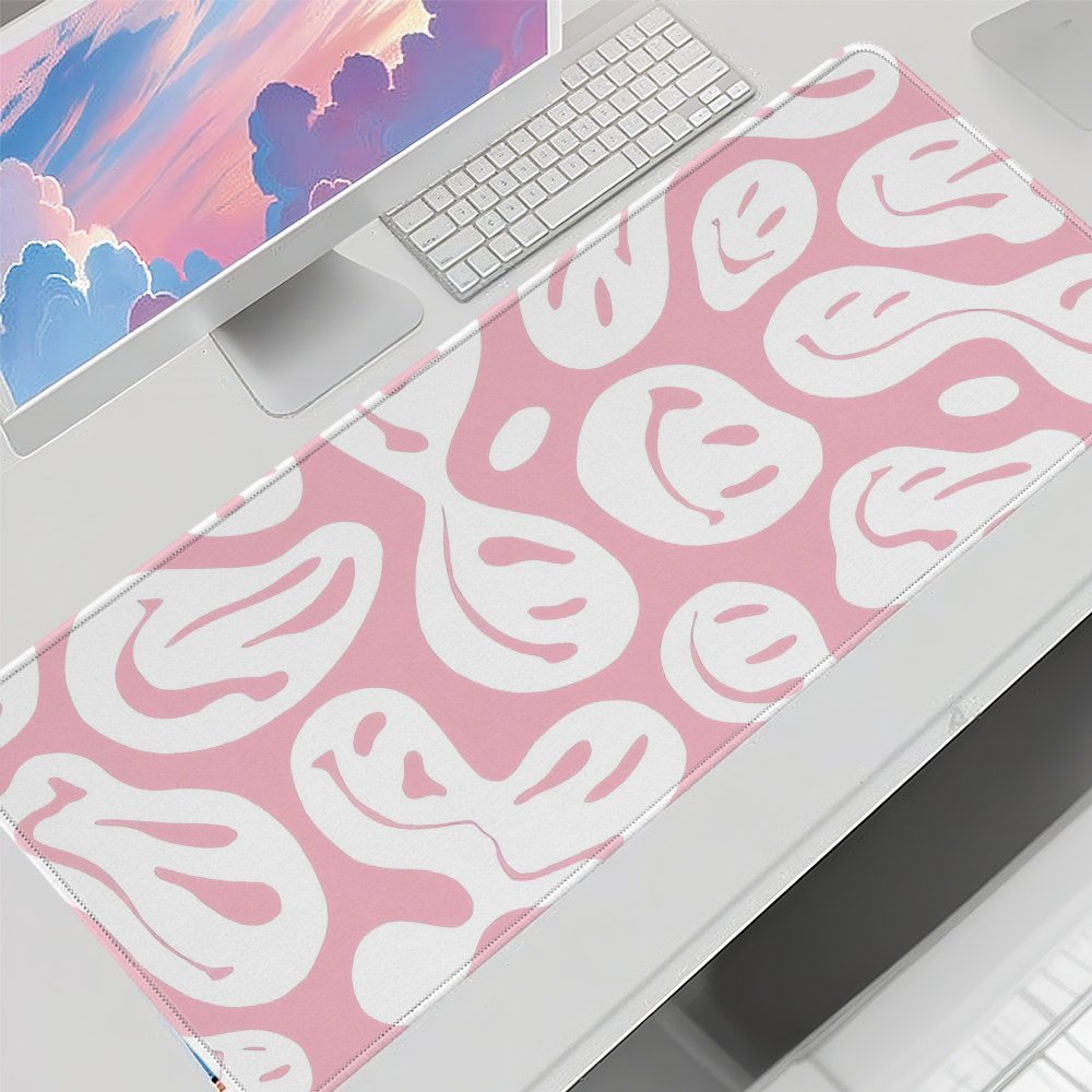 Aesthetic Pink Desk Mat Large  - огляд і ціна Desk Setup Aesthetic