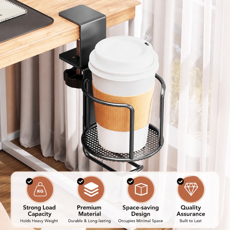 2 in 1 Desk Cup Holder Headpho - огляд і ціна Desk Setup Headphone Stand