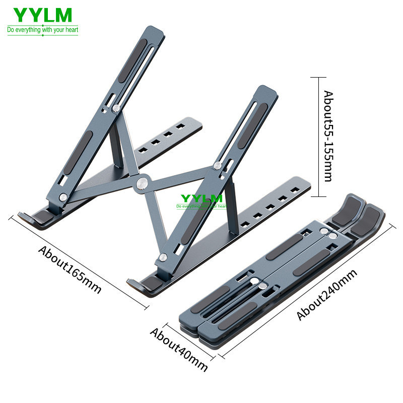 YYLM N3 Portable Laptop Stand  - огляд і ціна Desk Setup Pink