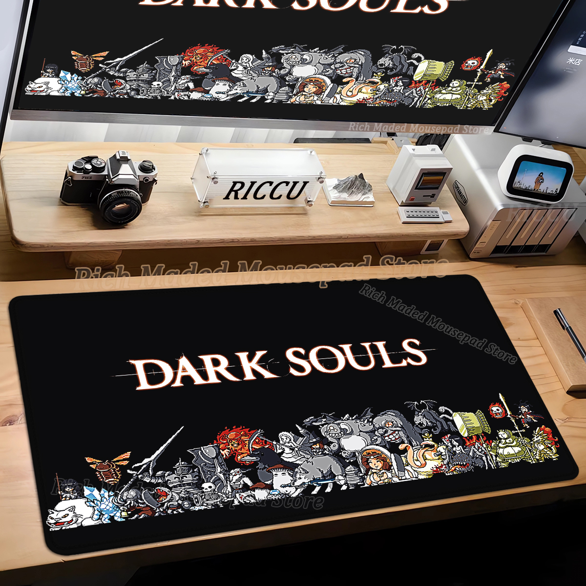 Gamer Large Mouse Pad Dark Sou - огляд і ціна Desk Setup Dark
