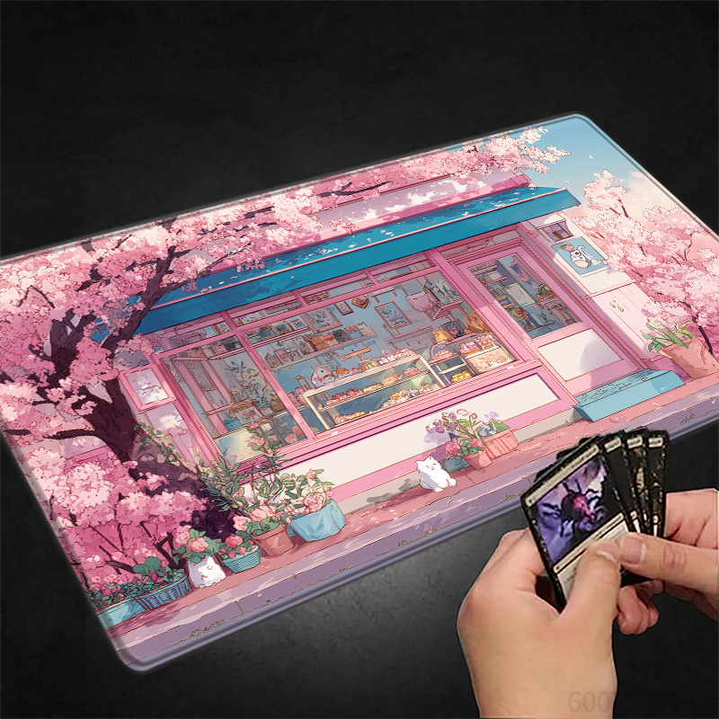 Pink Bakery Mouse Pad Large Si - огляд і ціна Desk Setup Pink