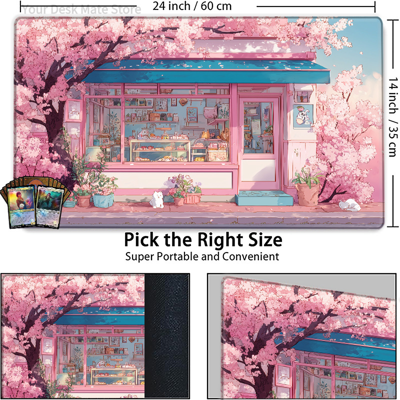 Pink Bakery Mouse Pad Large Si - огляд і ціна Desk Setup Pink