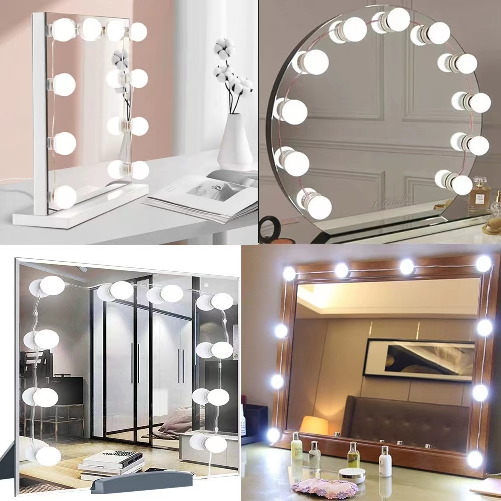 LED Light Paste Mirror Makeup  - огляд і ціна Desk Setup Modern