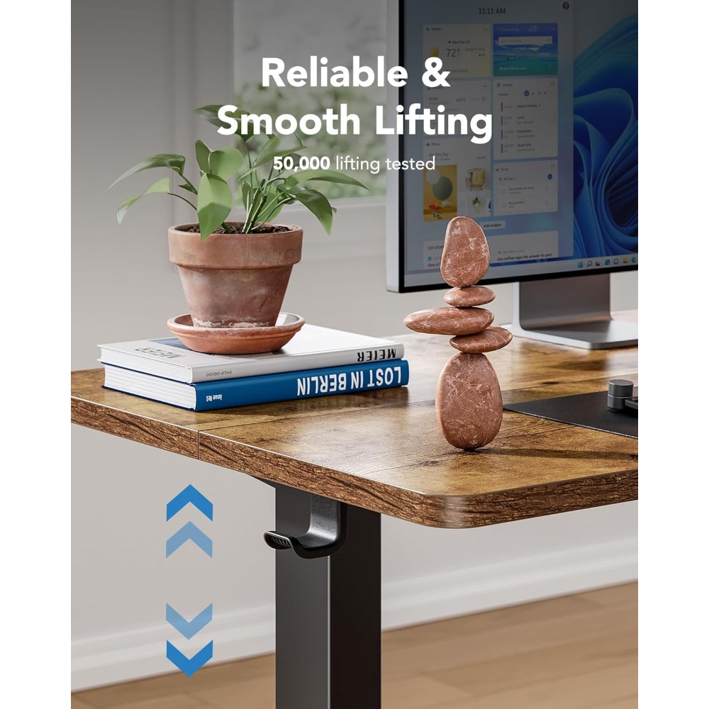 HUANUO 63 x 28 Electric Standi - огляд і ціна Desk Setup Headphone Stand