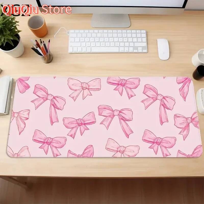 New Cute Pink Bow Mouse Pad La - огляд і ціна Desk Setup Pink