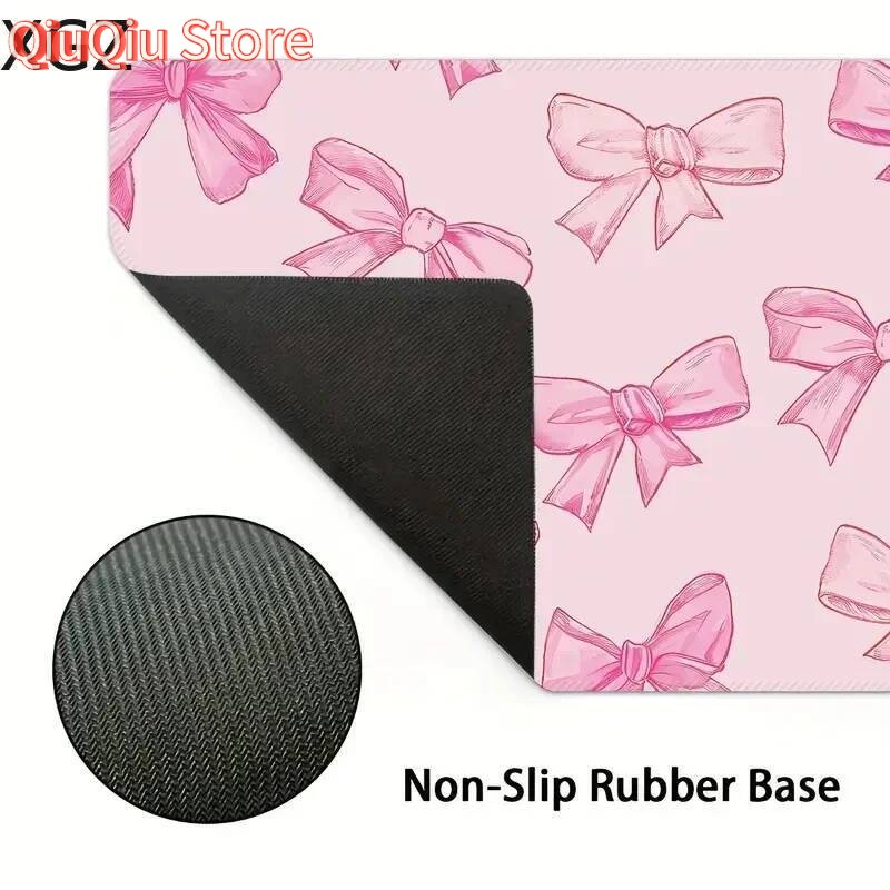 New Cute Pink Bow Mouse Pad La - огляд і ціна Desk Setup Pink