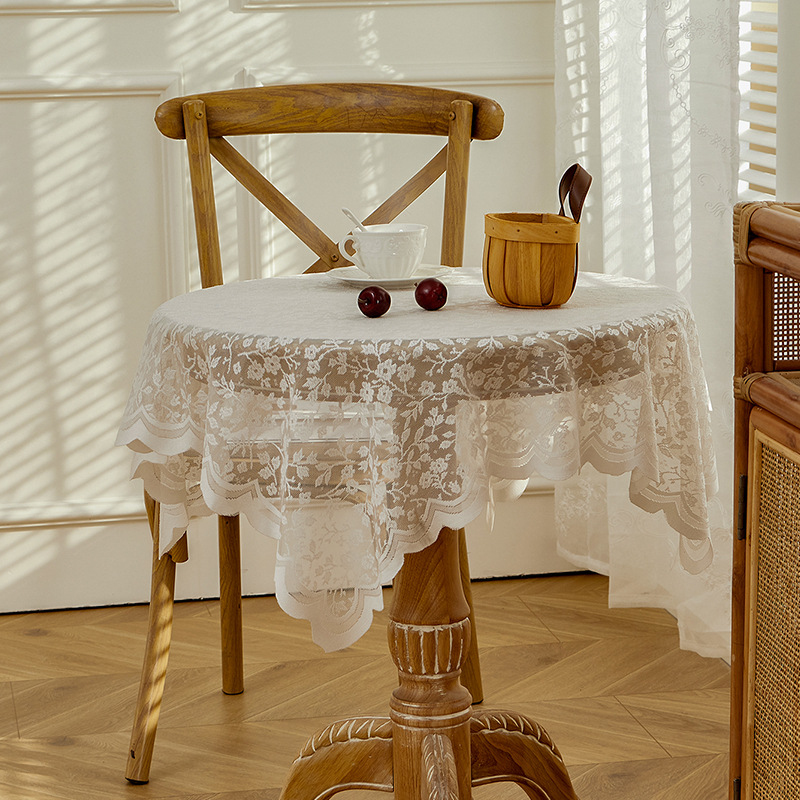 White lace tablecloth, vintage - огляд і ціна Desk Setup Vintage
