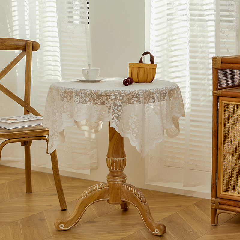 White lace tablecloth, vintage - огляд і ціна Desk Setup Vintage