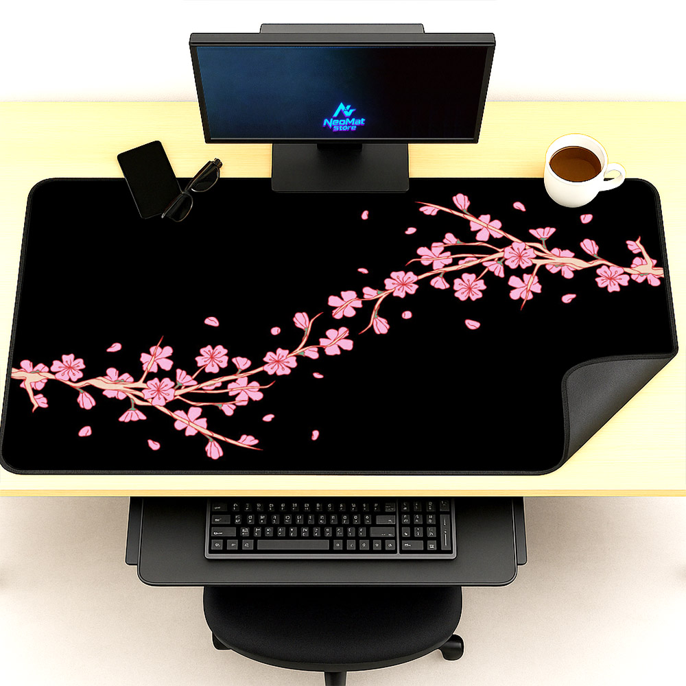 Cherry Blossom Mouse Pad 1400x - огляд і ціна Desk Setup Aesthetic