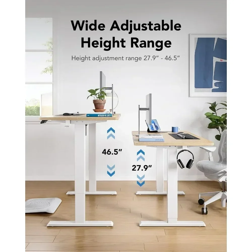 HUANUO 55 x 28 Electric Standi - огляд і ціна Desk Setup Headphone Stand