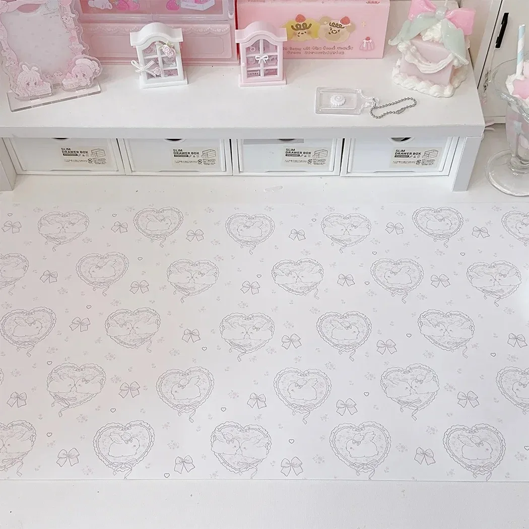 Kawaii Pink Rabbit Girl Heart  - огляд і ціна Desk Setup Pink
