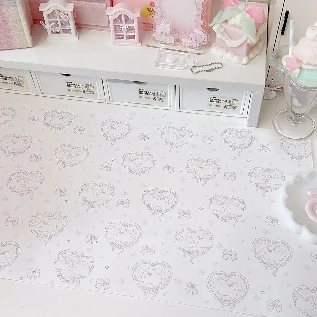 Kawaii Pink Rabbit Girl Heart  - огляд і ціна Desk Setup Pink