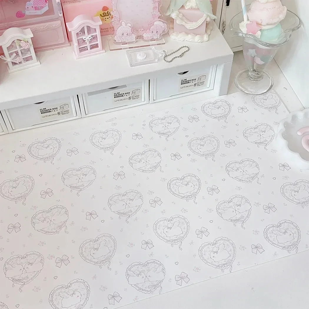 Kawaii Pink Rabbit Girl Heart  - огляд і ціна Desk Setup Pink
