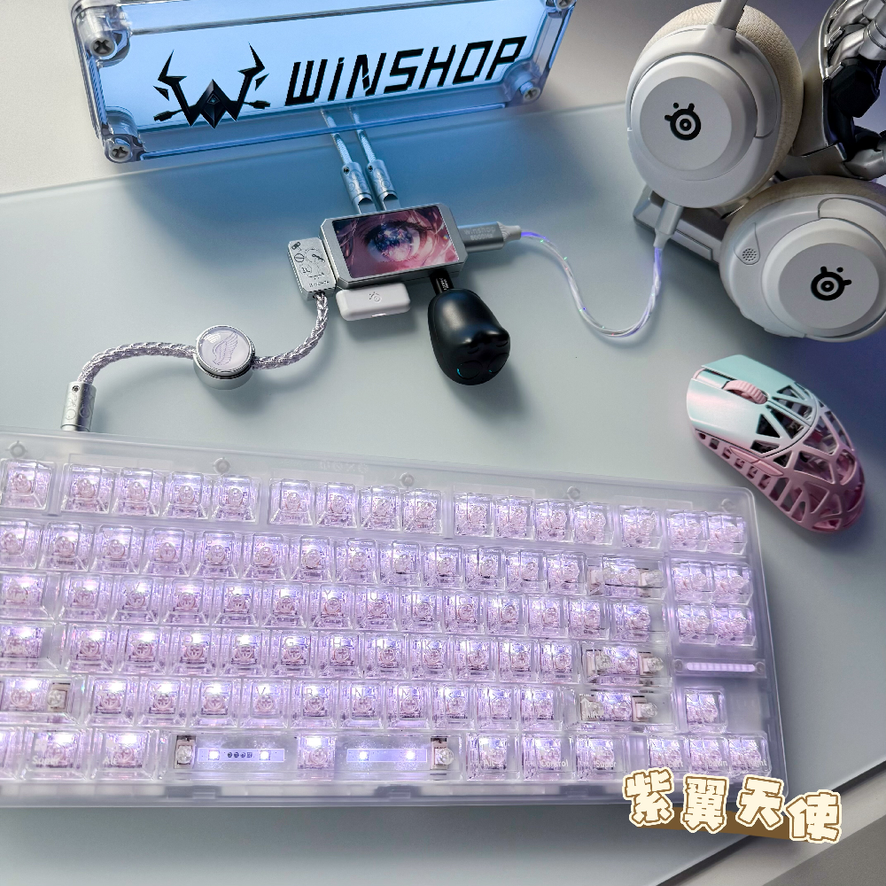 WINSHOP Gaming USB HUB 2-in-1  - огляд і ціна Desk Setup Hub
