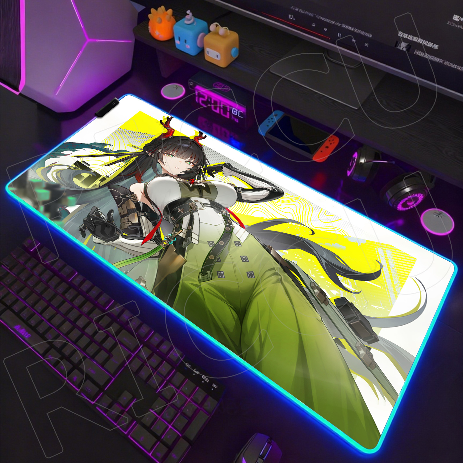 RGB HD XXL Arknights Endfield  - огляд і ціна Desk Setup Rgb