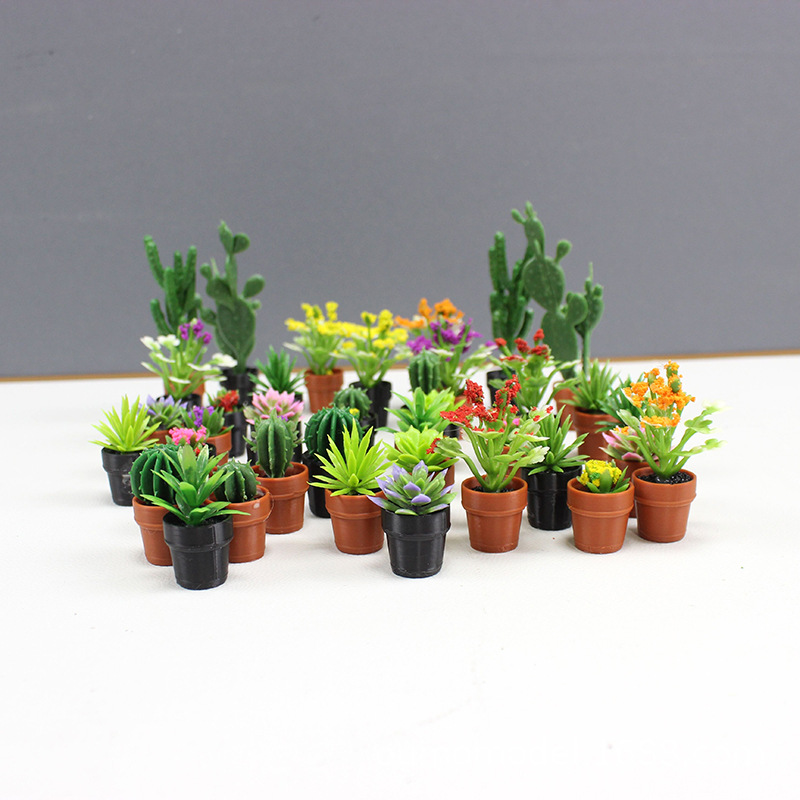 Mini Simulated Plants Cactus S - огляд і ціна Desk Setup Plant