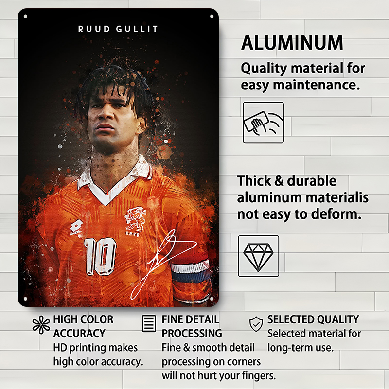 Ruud Gullit Football Player Wa - огляд і ціна Desk Room Setup