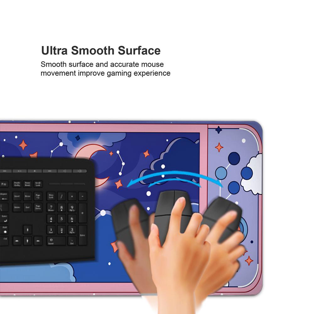 HYBXAXC Moon and Stars Large D - огляд і ціна Desk Setup Aesthetic