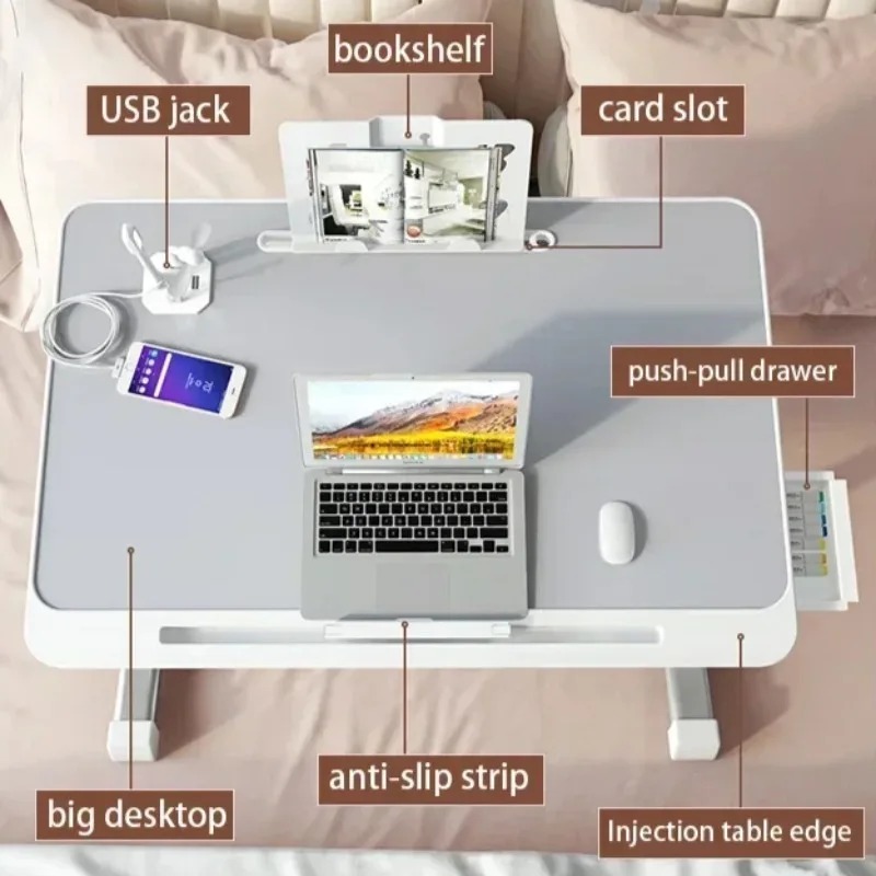 Laptop Bed Tray Table Adjustab - огляд і ціна Gaming Setup Desk