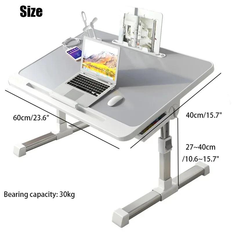 Laptop Bed Tray Table Adjustab - огляд і ціна Gaming Setup Desk